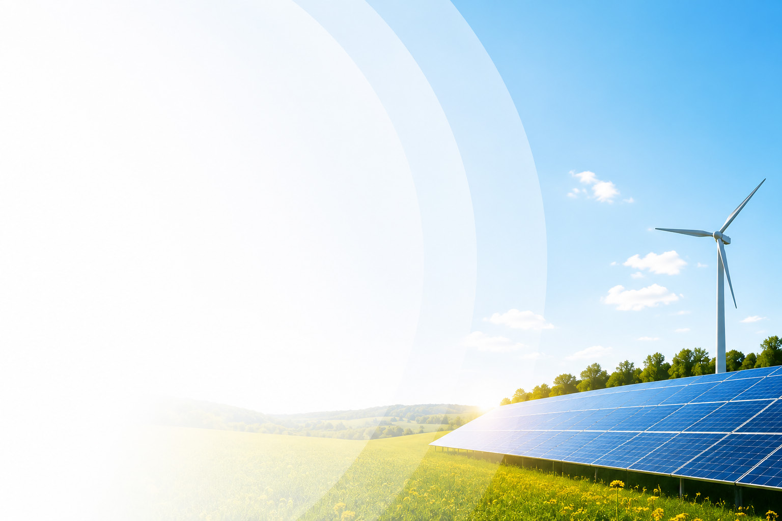 Wind turbines and solar panels — Ohio clean energy projects powering Columbus